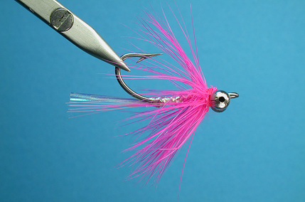 6 PINK NORTHERN BUCKTAIL PIECES Jigs Teasers Lures Fly Tying Deer Tail Hair 